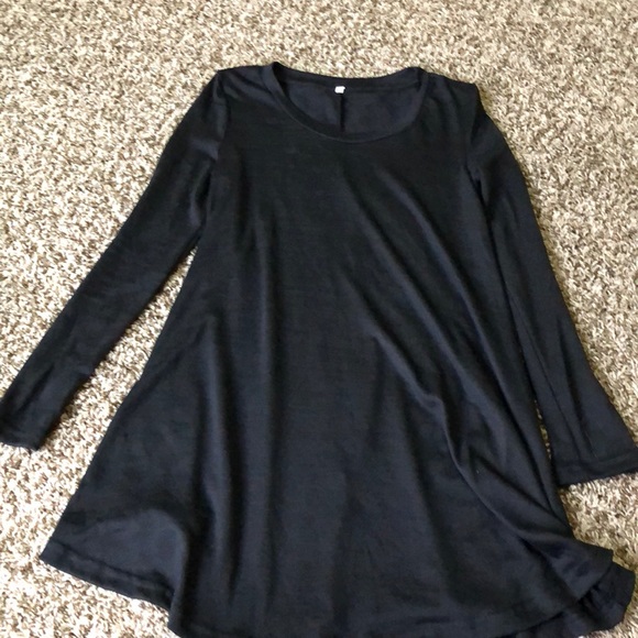 Long sleeve black dress - Picture 1 of 1